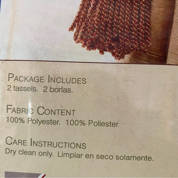 Charlemagne 2 Tassel Rope Tiebacks - Picture 6 of 8